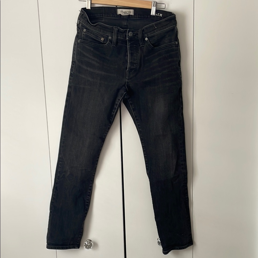 Madewell Black Slim Jeans Versatile Everyday Wear 31x30